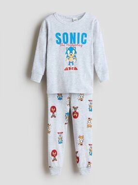 NWT H&M Sonic The Hedgehog Pajamas 5T